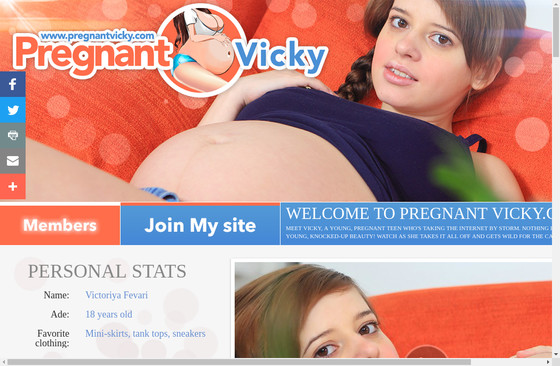 Pregnant Vicky