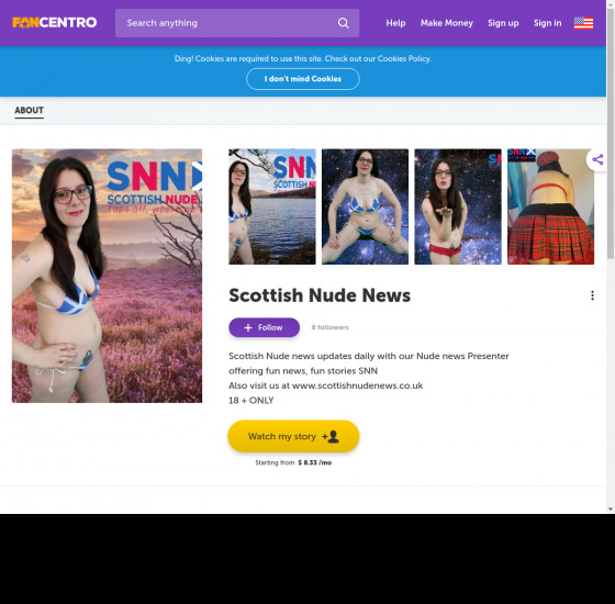 scottish nude news