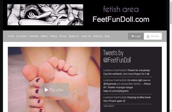 Feet Fun Doll