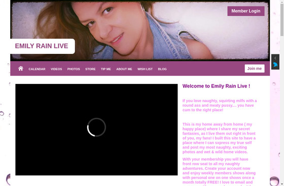 Emily Rain Live
