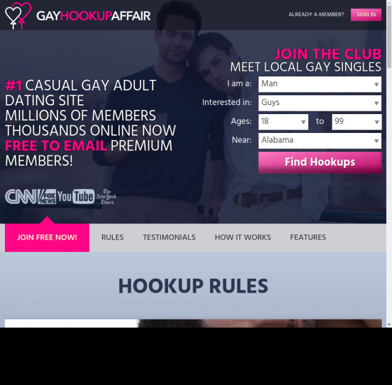 gay hookup affair