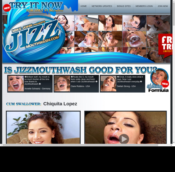jizz mouth wash