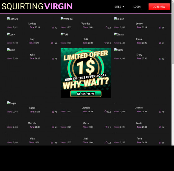 squirting virgin