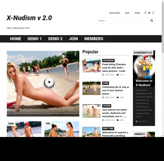 x nudism