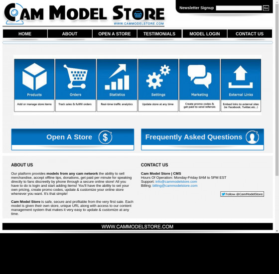 cam model store