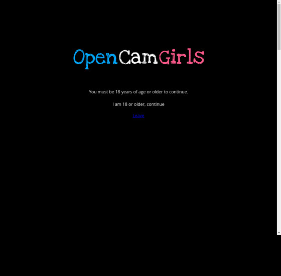 open cam girls