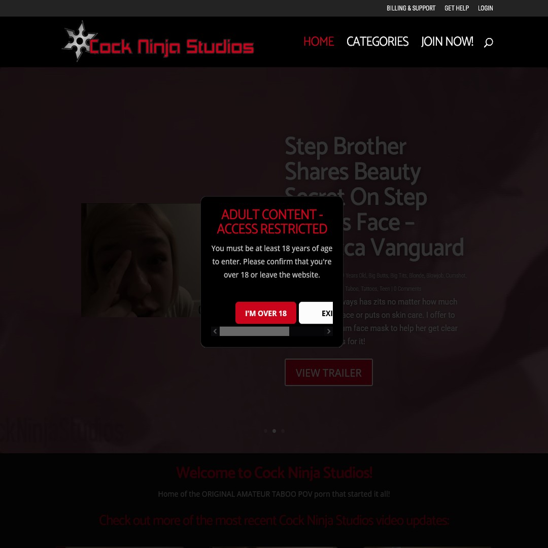 cock ninja studios password