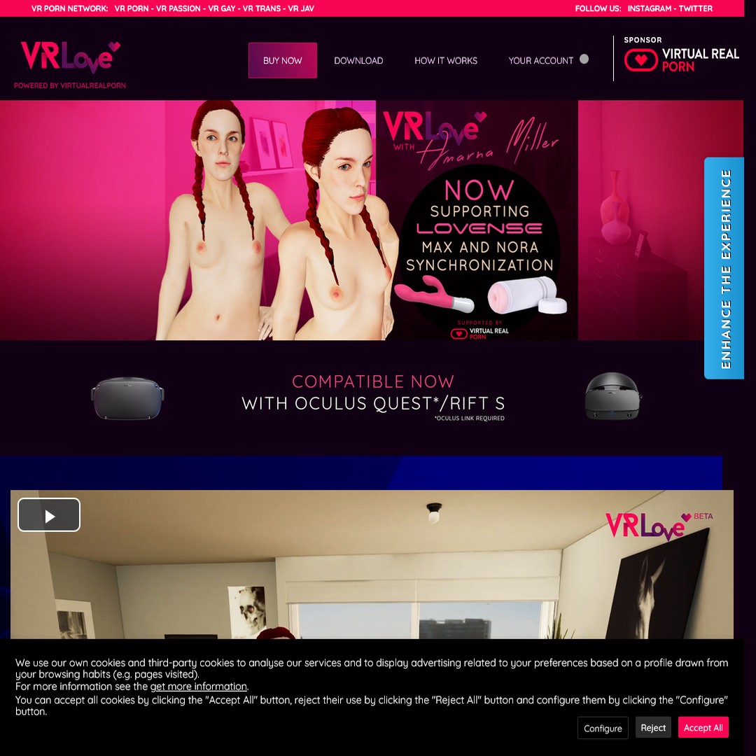vr love the game password